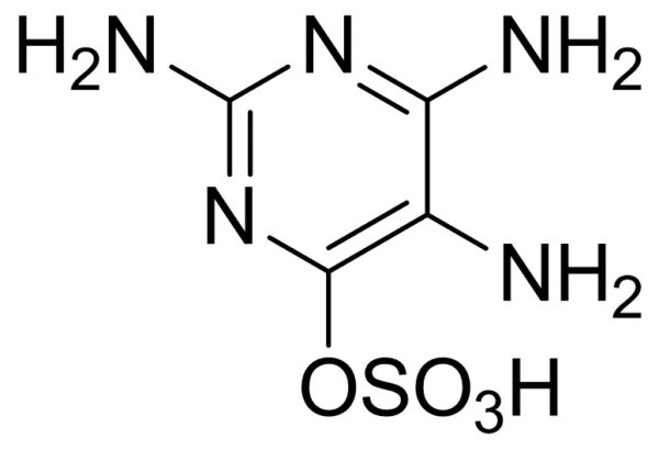 2,5,6-triaminopyrimidin-4-yl hydrogen sulfate 1 2,5,6-triaminopyrimidin-4-yl hydrogen sulfate