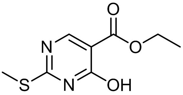 Ethyl 4-hydroxy-2-methylthio-5-pyrimidinecarboxylate