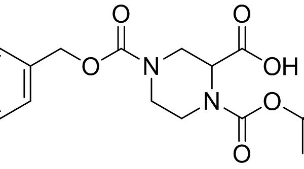N-1-Boc-N-4-Cbz-2-Piperazine Carboxylic Acid